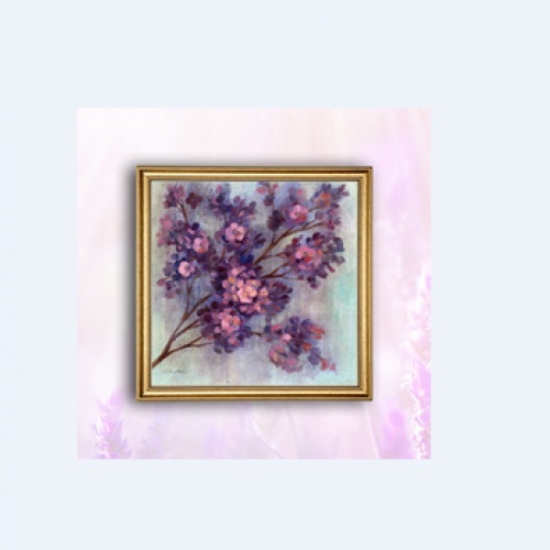 现代简约 紫色蔷薇 客厅 餐厅 卧室 沙发 装饰画 挂画