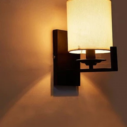 现代新中式壁灯卧室床头墙壁灯具客厅书房过道走廊灯铁艺复古灯饰