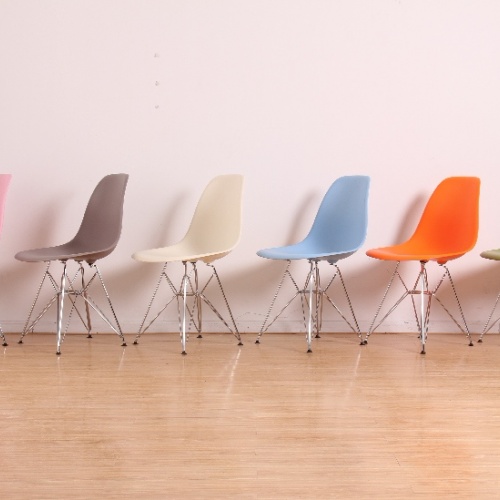 金属椅伊姆斯铁架 扶手 经典餐椅 欧式椅子 时尚椅子 金属椅 塑料 餐椅 