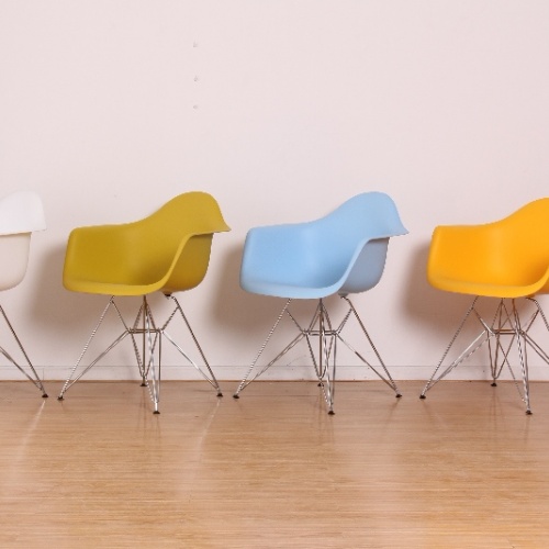 伊姆斯扶手椅钢架 意大利家具 扶手椅 设计师椅子 创意家具 餐椅