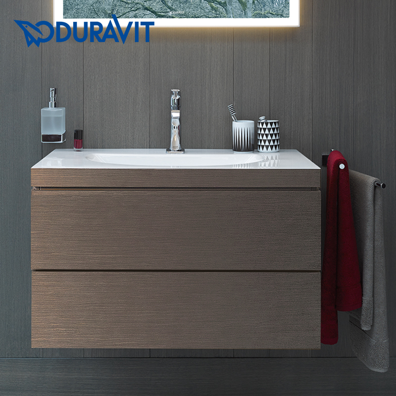 德立菲Duravit卫浴杜拉维特公司L-CUBE浴室柜家具组合带面盆