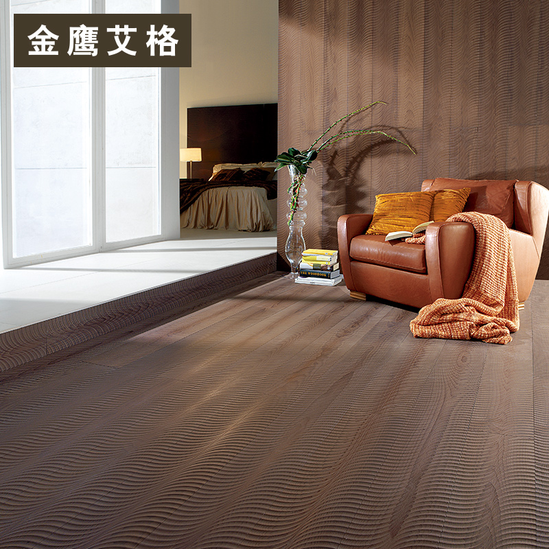 金鹰艾格木地板mafi系列多瑙河三层实木复合地板榉木双面板