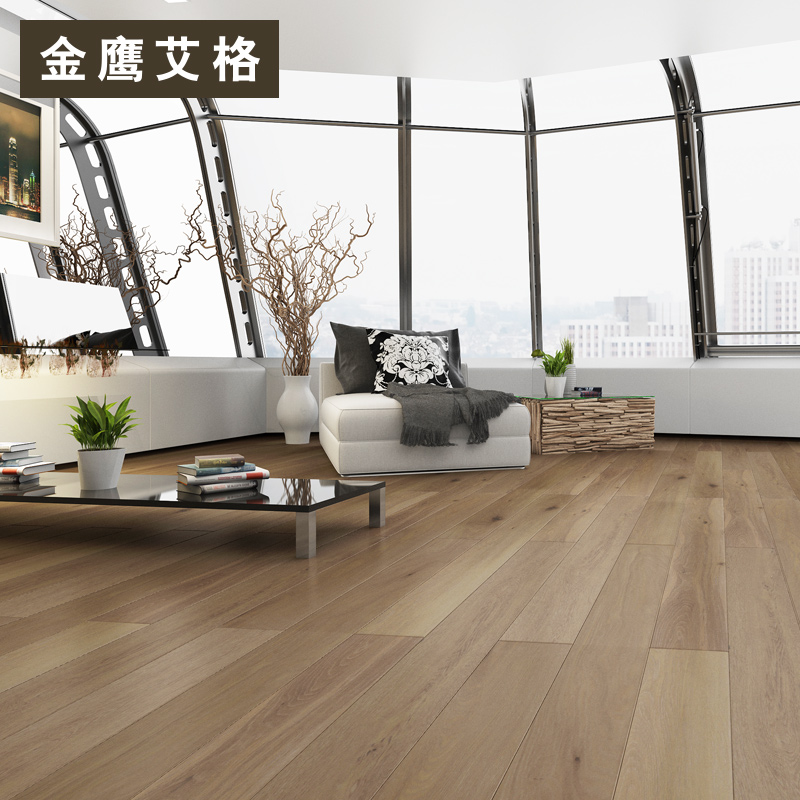 金鹰艾格地板DS7021实木复合地板三层实木地板环保美式木地板
