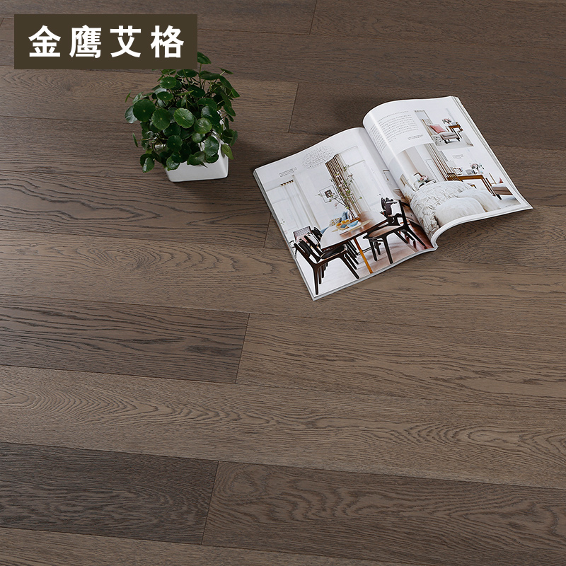 金鹰艾格实木复合地板实木强化结合产品地板适用地热DF03