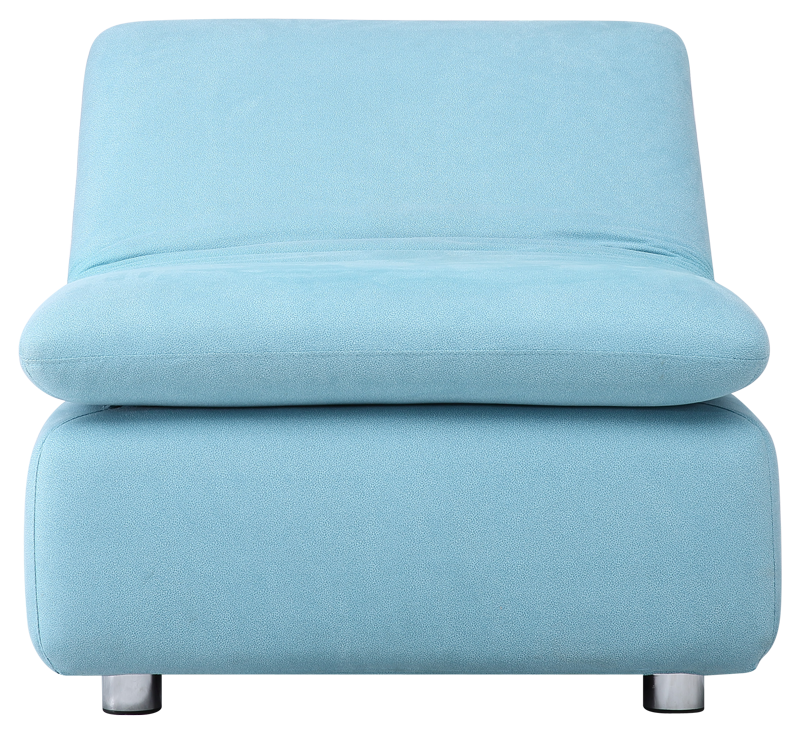 原创空间简约现代棉布蓝色布艺沙发