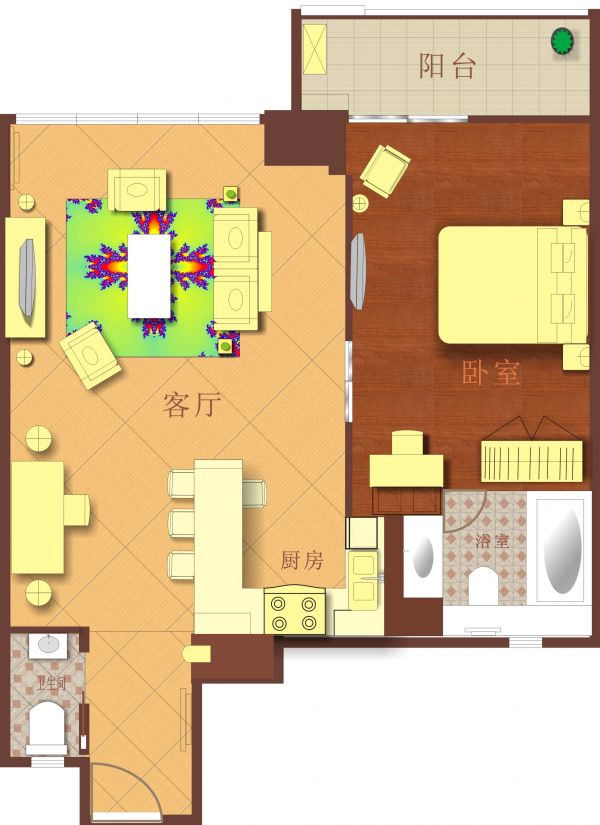 房间平面图