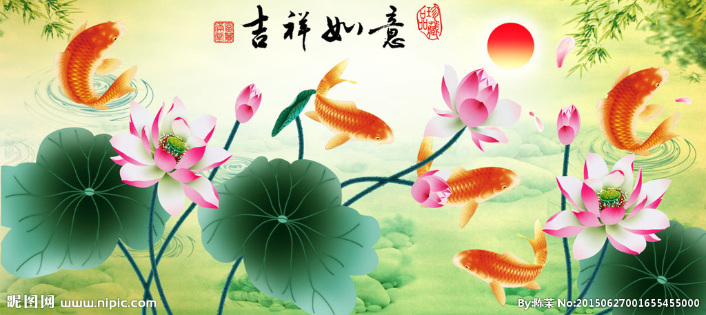荷花鱼图片-最新荷花鱼图片大全
