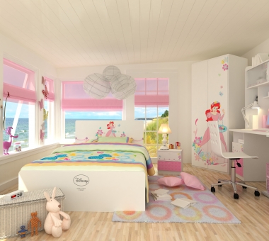 现代童趣温馨的绚丽人生儿童房