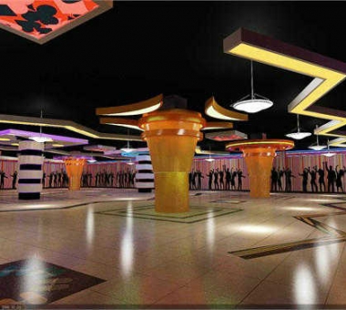 5款游戏厅灯光布置装修效果图 大型游戏厅灯光颜色搭配设计图片.jpg