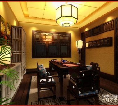茶室包厢装修效果图