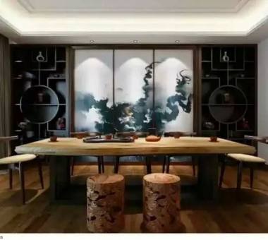 茶室装修效果图