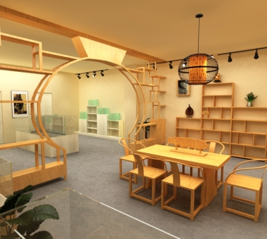 茶室装修效果图