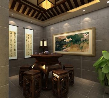茶室装修效果图