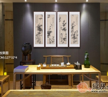禅式茶室装修效果图