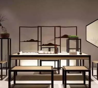 禅式茶室装修效果图