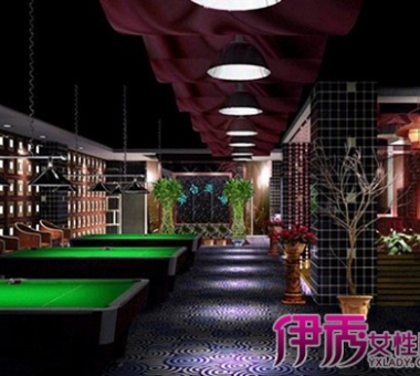 台球厅装修效果图