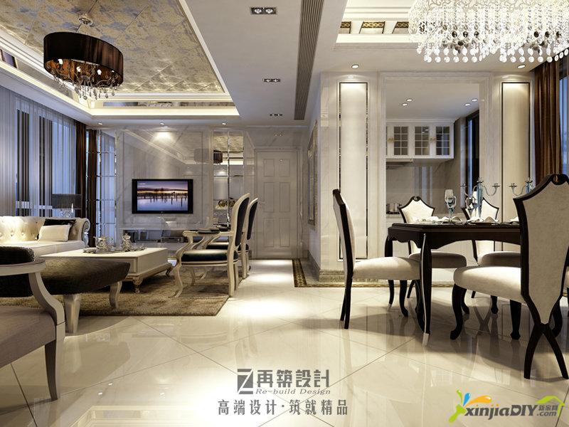 25万打造155平四室两厅欧式精装-餐厅.jpg