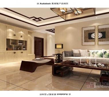 信合苑125m2中式风格