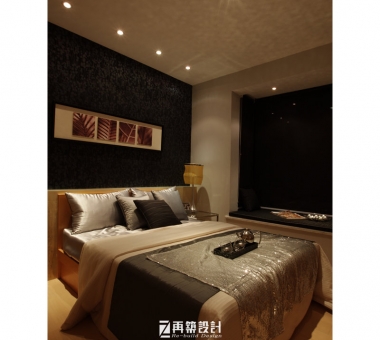 20万打造125平三室两厅现代精装-次卧室.jpg