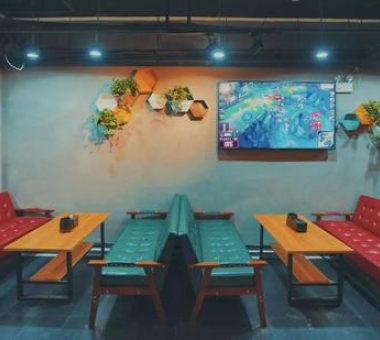 门店吧台装修效果图