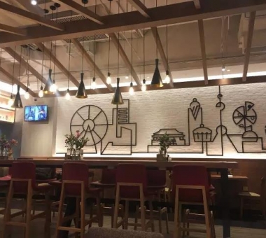 门店吧台装修效果图