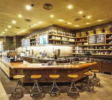 门店吧台装修效果图