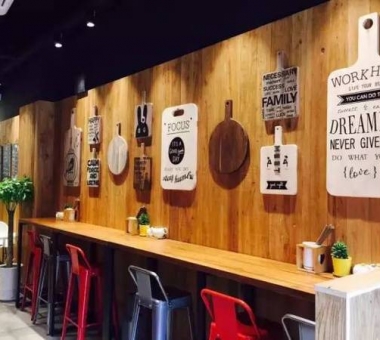 门店吧台装修效果图