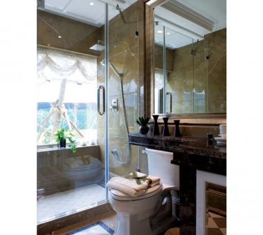 惬意和浪漫的现代欧式设计-淋浴房.jpg